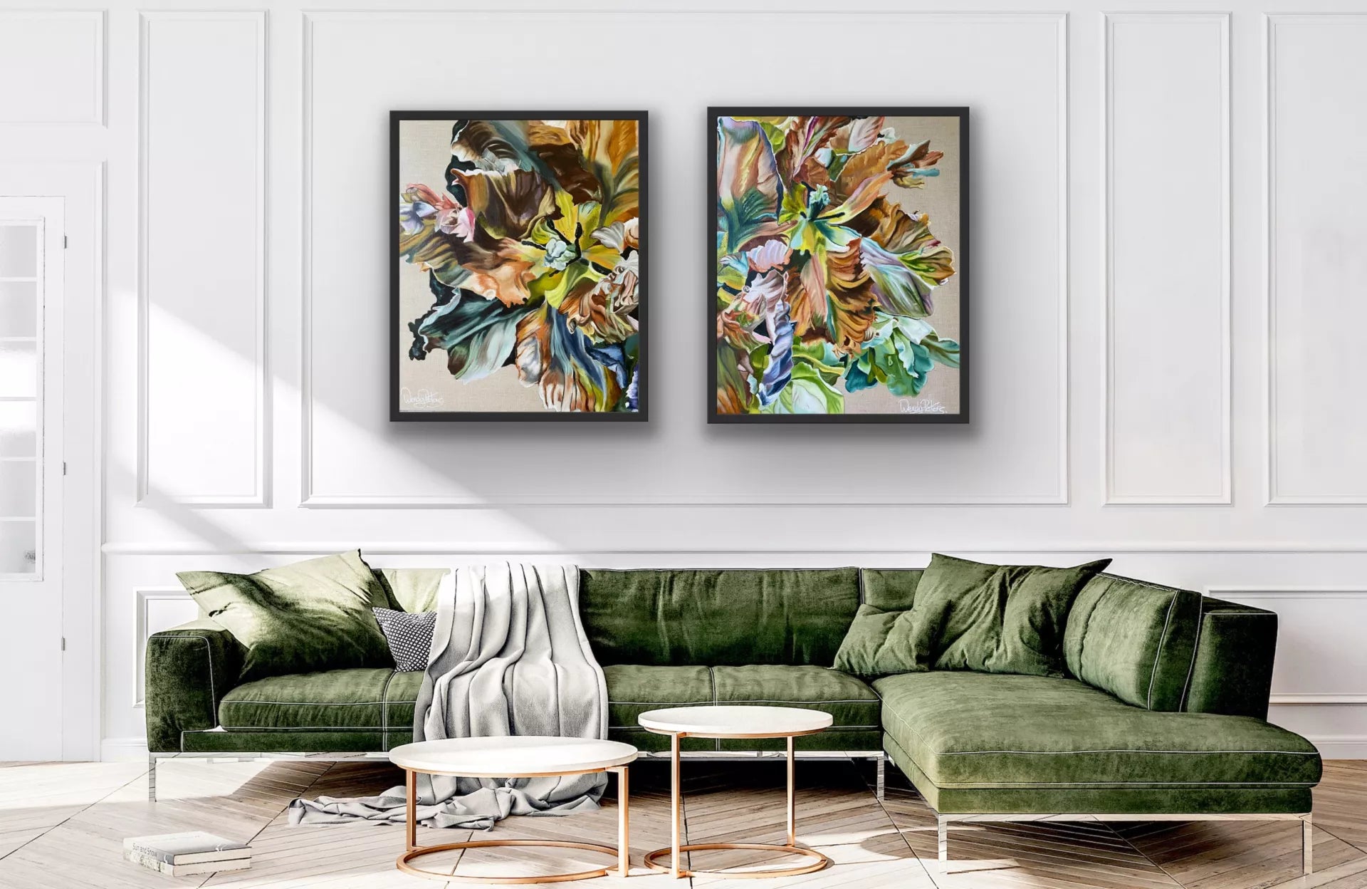 Colourful botanical and coastal art collection by Wendy Peters on the Sunshine Coast.