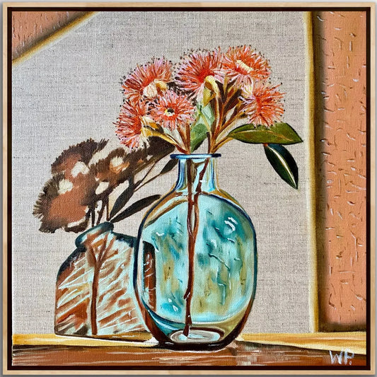 Gum Nut Reflections - Framed