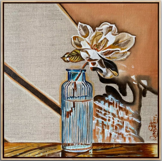 Magnolia Reflections - Framed