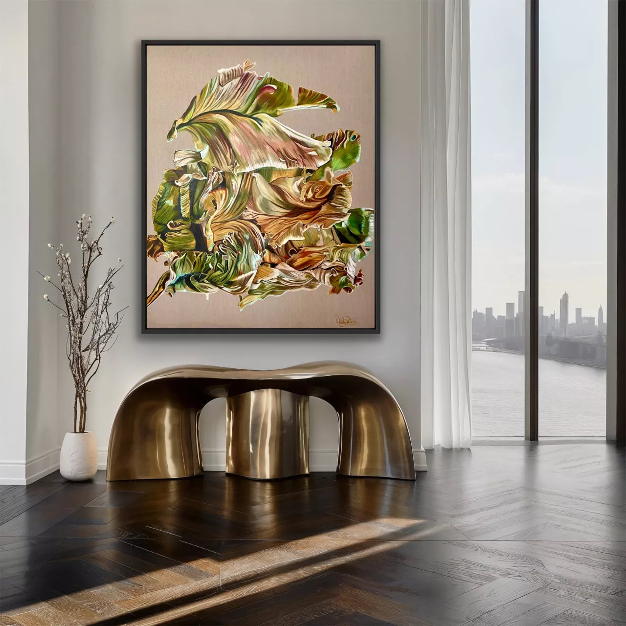 Tulip Tapestry – Framed