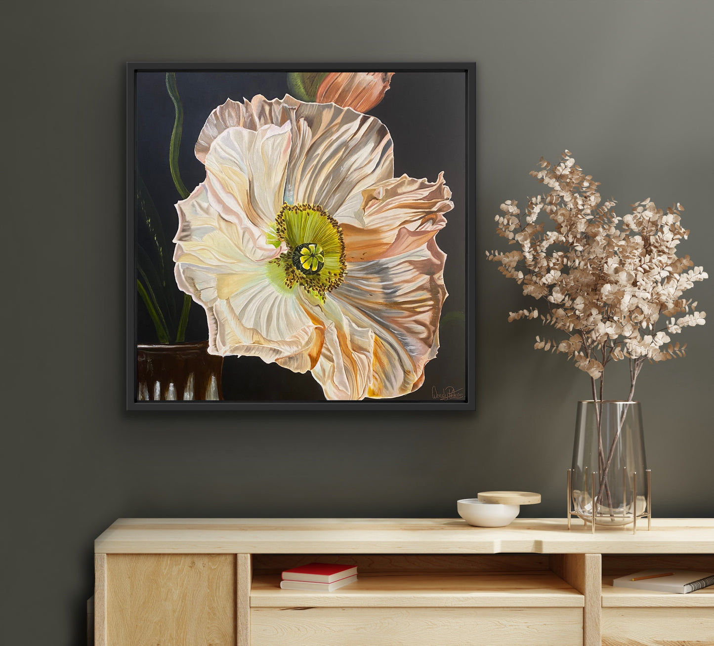 Poppy's Embrace – Framed