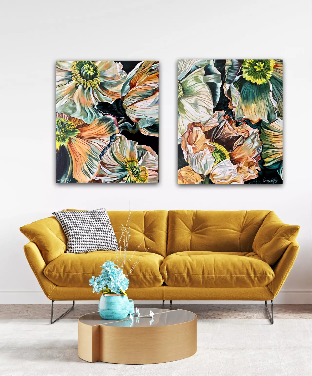 Chartreuse I & II - Diptych