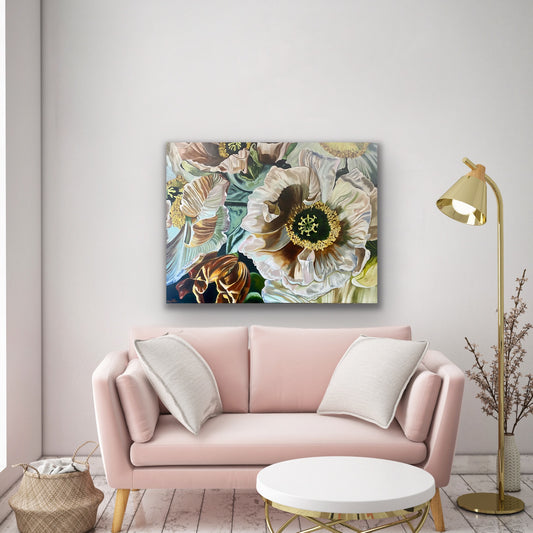 Poppy Bloom in Dusty Hues