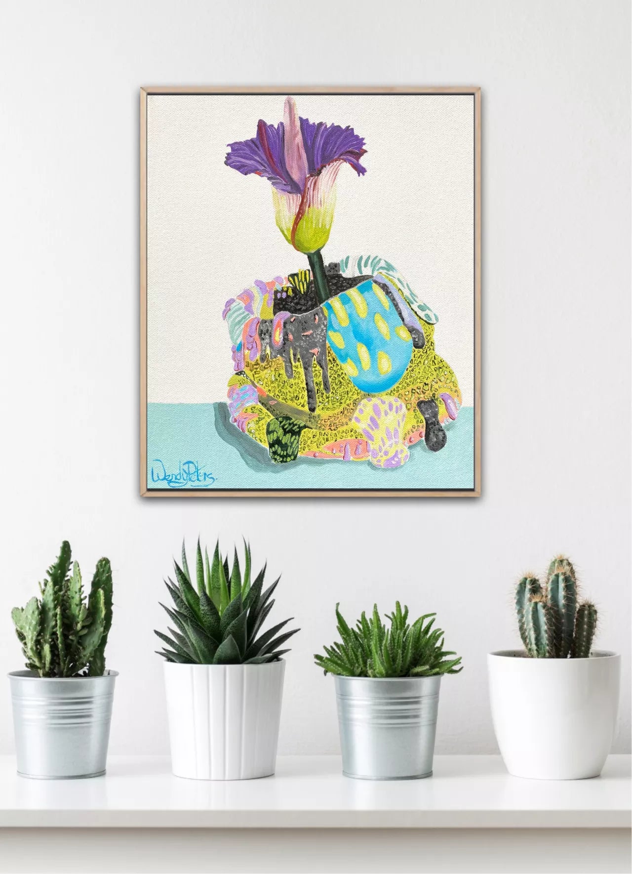 Wonky No 2 - Framed