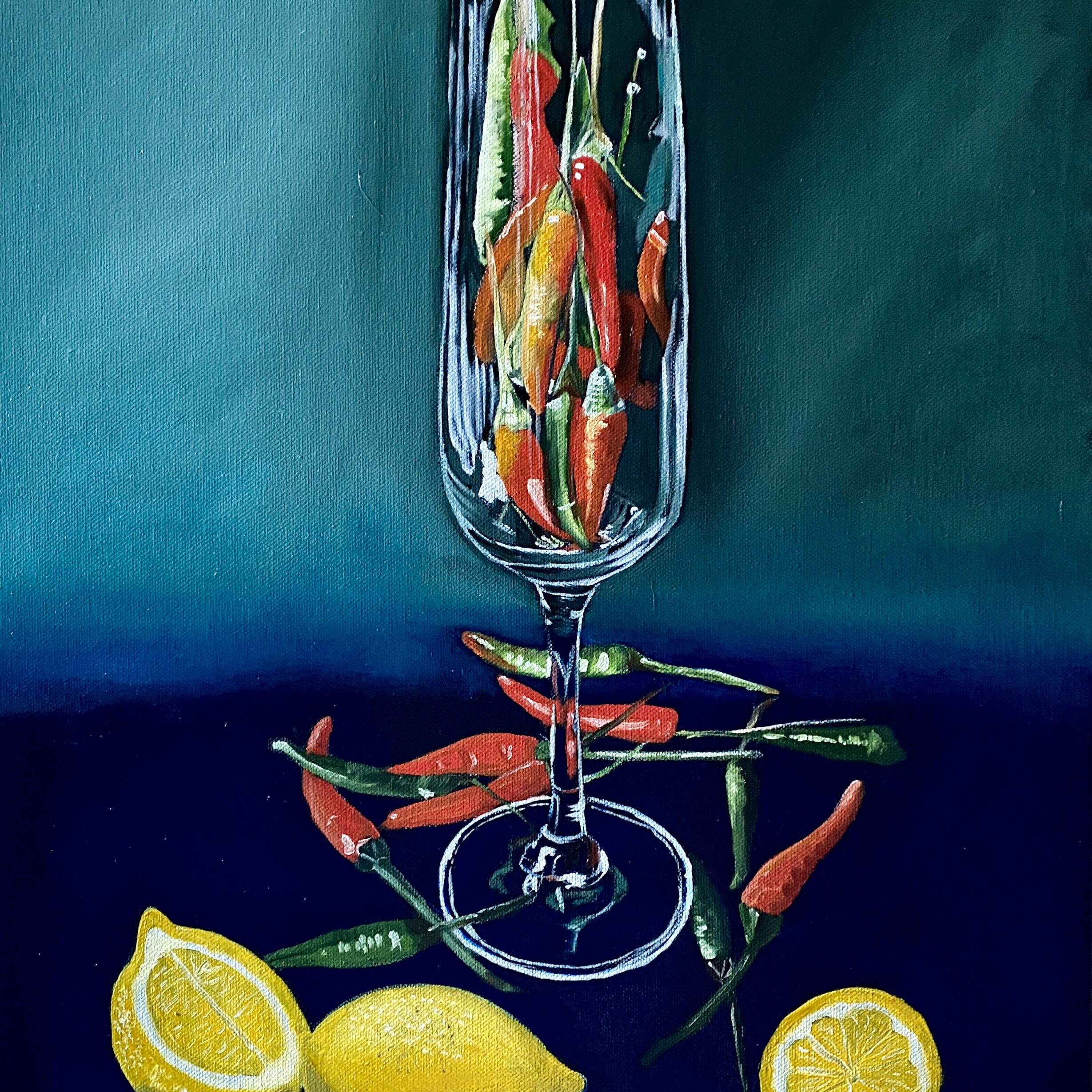 Red_Hot_Chilli_Lemon_oil_40x60_Wendy_Peters