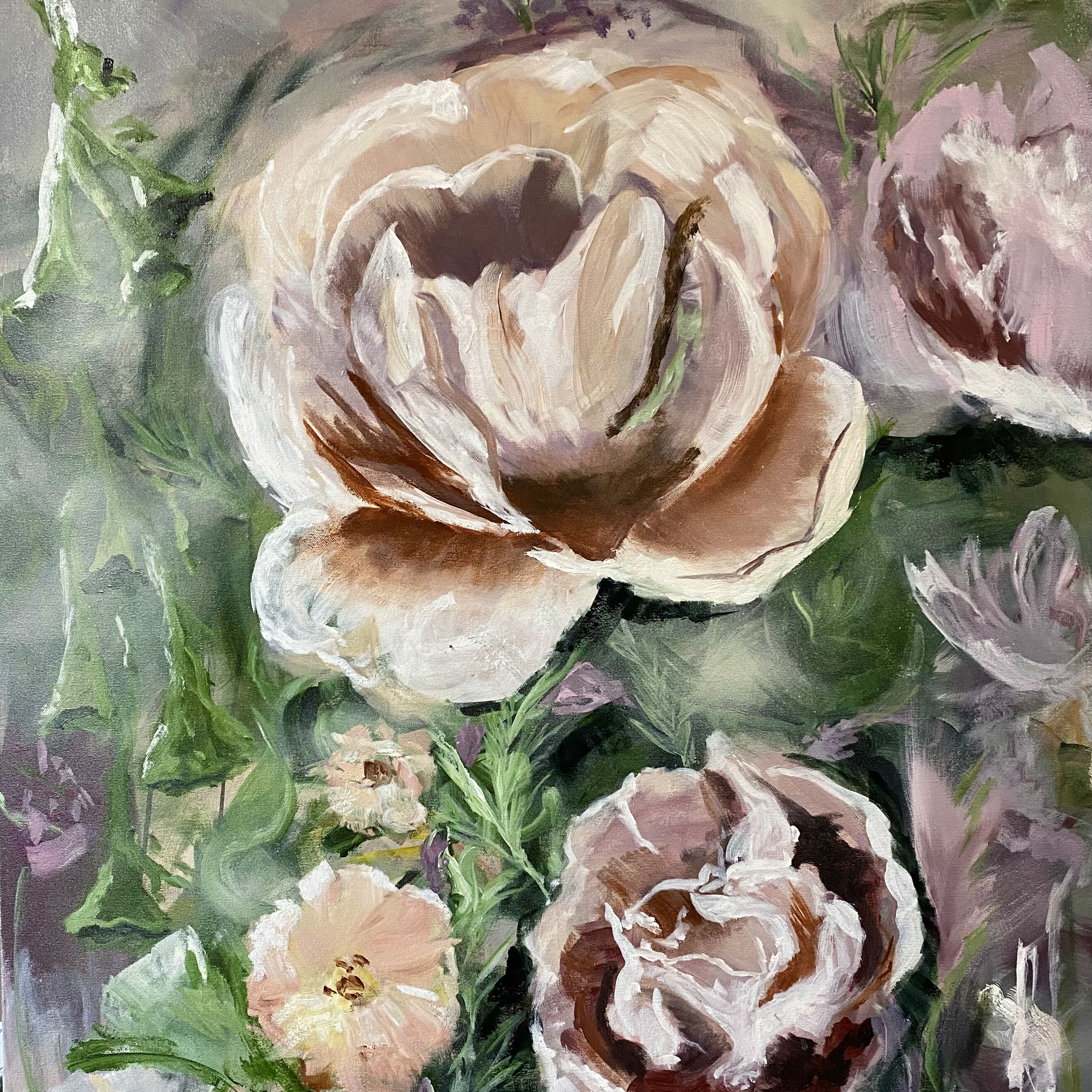 Floral_Alchemy_pink__acrylic_80x100_Wendy_Peters
