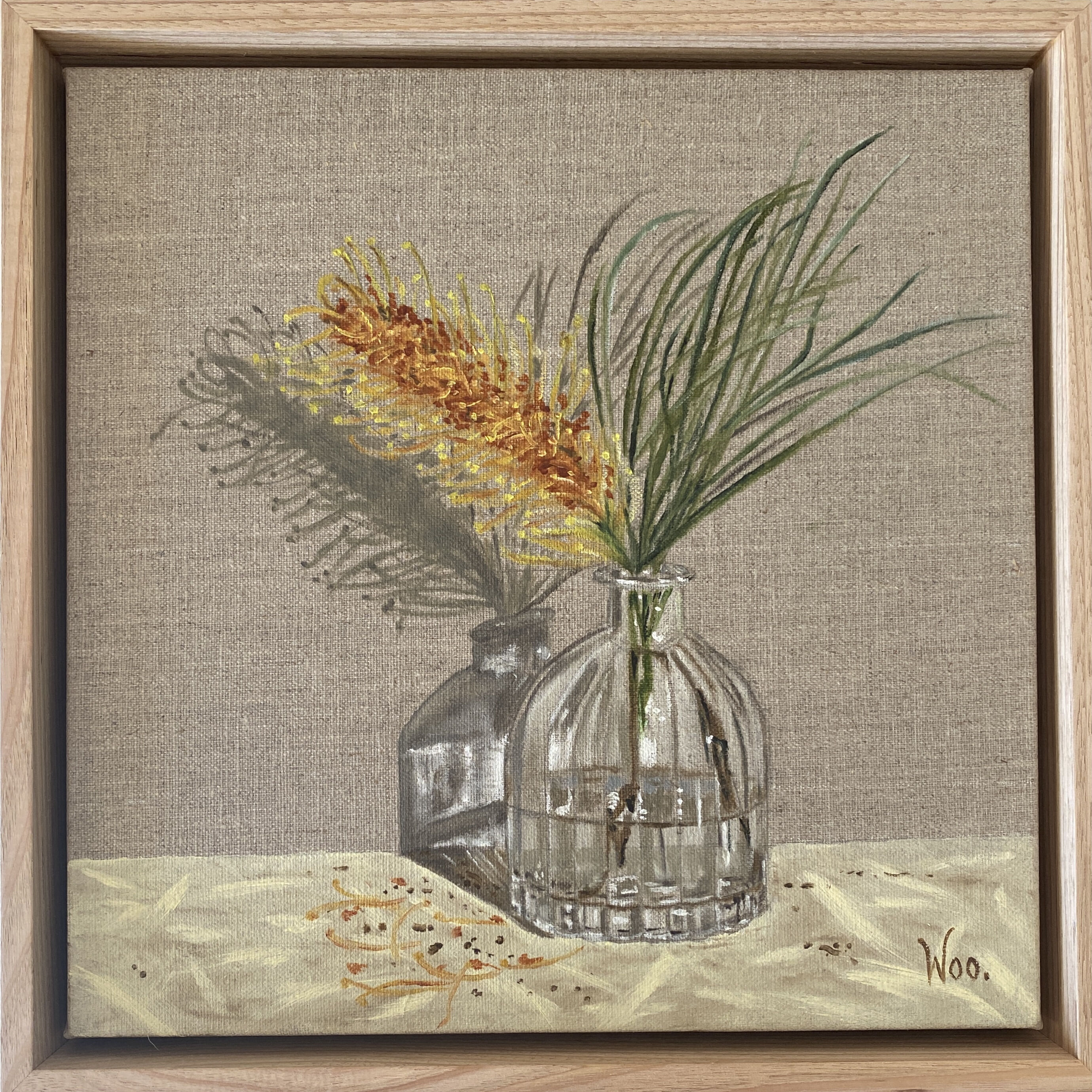 Fluted-Vase-oil-on-canvas-Wendy-Peters 30x30