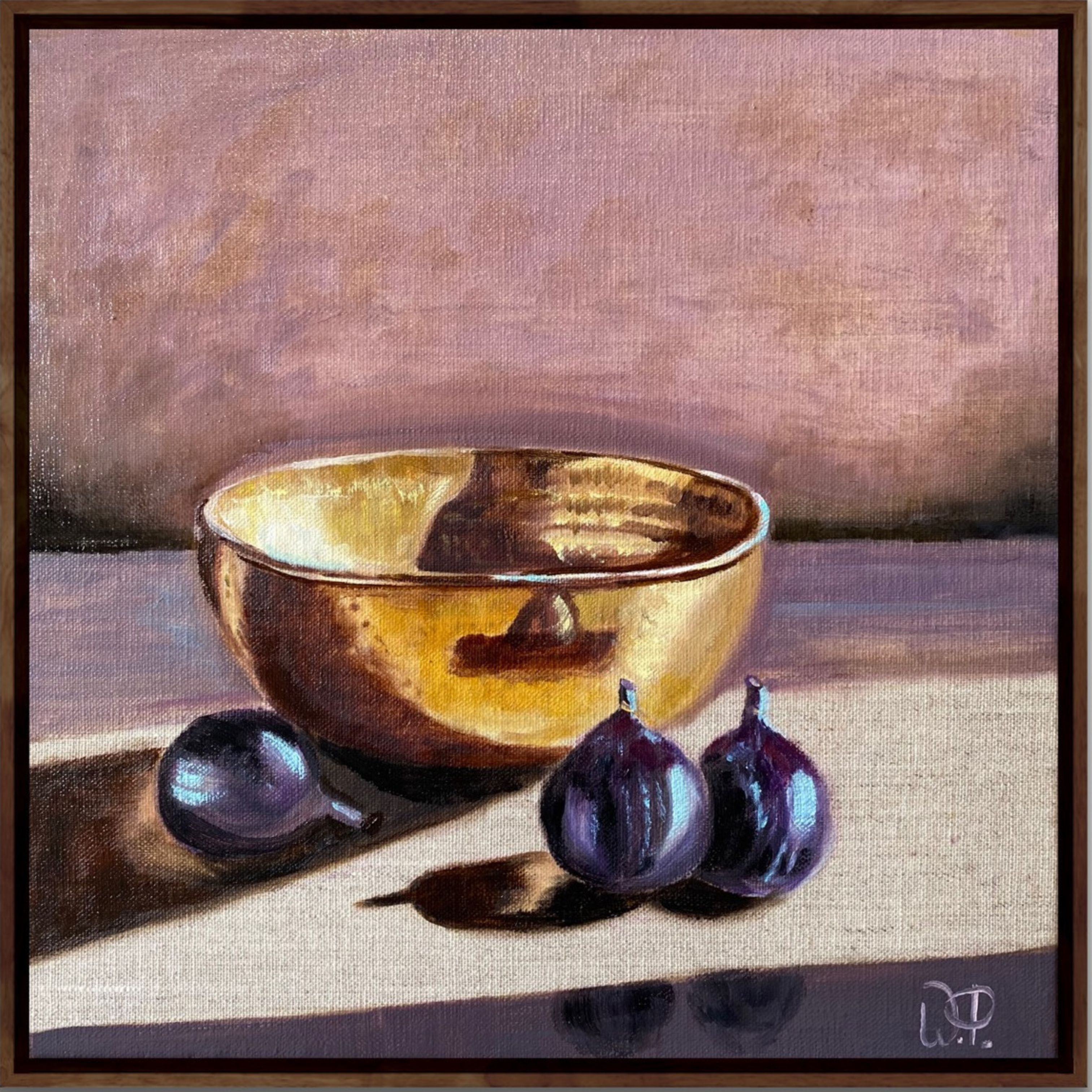 Brass_and_figs_framed_30x30_oil_wendy_peters